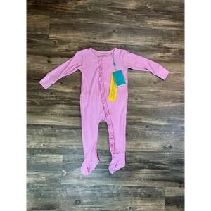 NWT 18-24 months Posh Peanut Pink Peony Footie